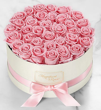 Magnificent Roses® Preserved Pink Perfection